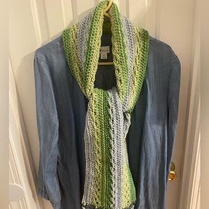 Handmade crochet scarf